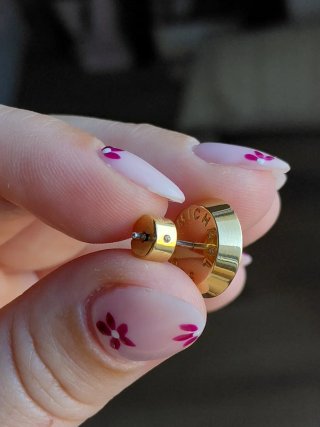 Pendientes Michael Kors MK Dorados y Negros