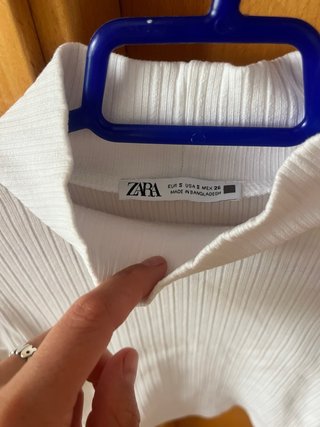 Camiseta Blanca Zara
