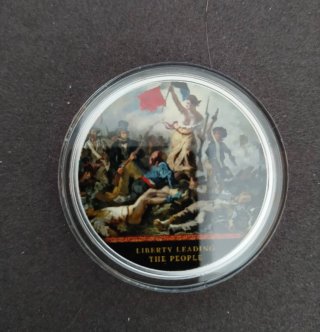 Moneda "Liberty Leading the people"