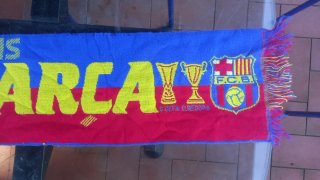 Sciarpa FC Barcelona Força Barça anni '90