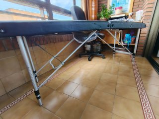 Camilla de masajes plegable aluminio