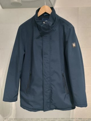 Giubbotto uomo blu M giacca autunno inverno