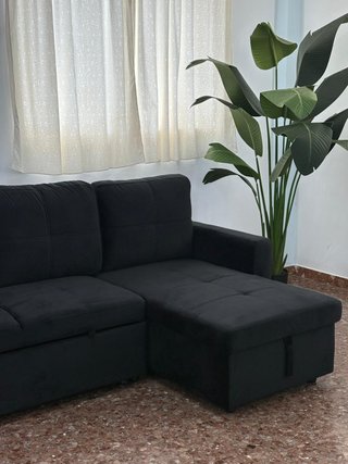 Sofá Cama Pau Negro