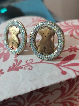 Pendientes Tous Oso con Circonitas