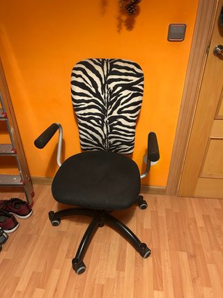 Silla de escritorio con estampado