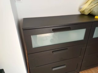 Cómoda Ikea 3 Cajones Negra