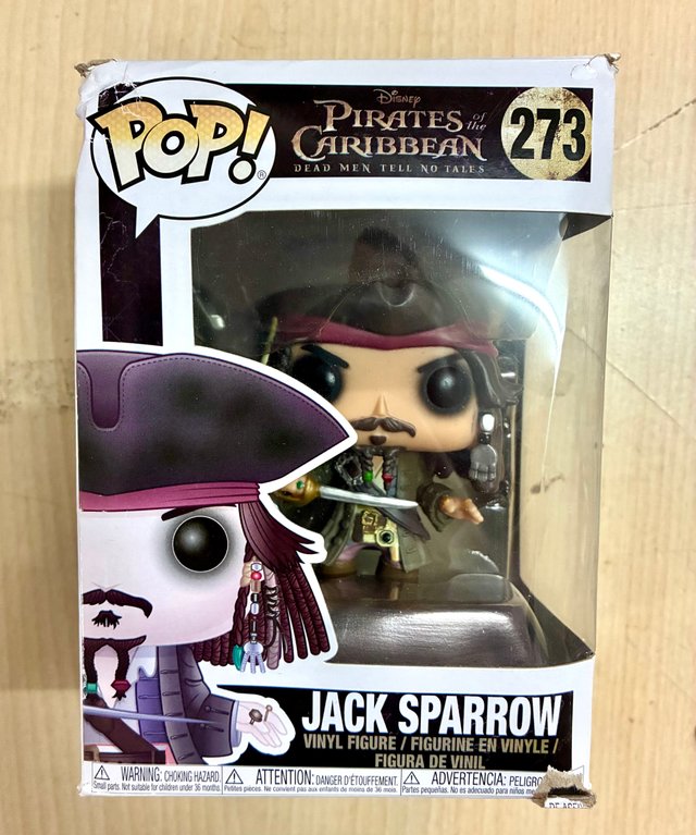Funko Pop Jack Sparrow Piratas do Caribe 273