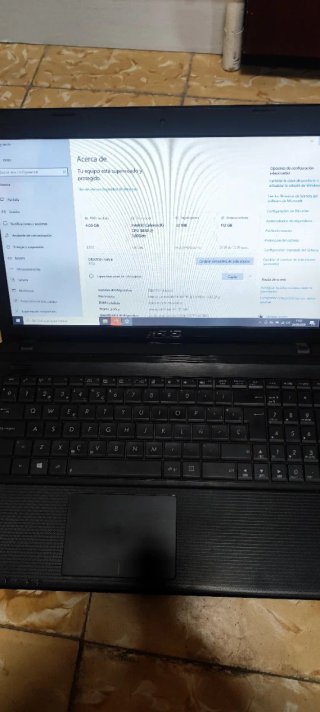 Portátil Asus Negro