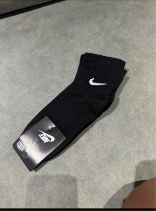 Meias Nike Pretas Tamanho 35-40 3 pares