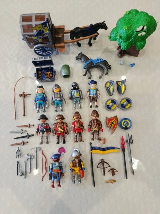 Gran Lote Playmobil Novelmore carro blindado