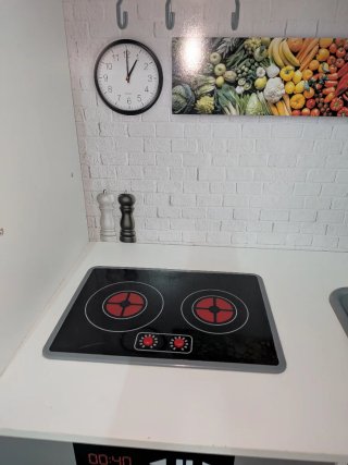 Cocinita de madera de 3 cuerpos