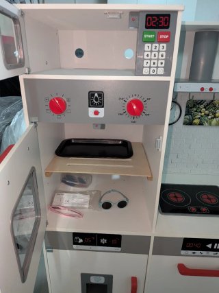 Cocinita de madera de 3 cuerpos