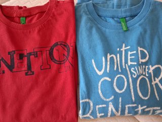 Lote 2 Camisetas Benetton