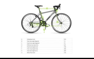 Bicicleta de Carretera infantil Frog 24" Team Sky