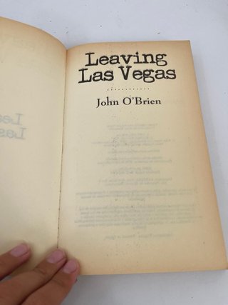 Libro Leaving Las Vegas