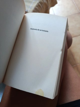 Libro anatomía de un instante