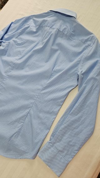 Camisa Tommy Hilfiger Azul Slim Fit