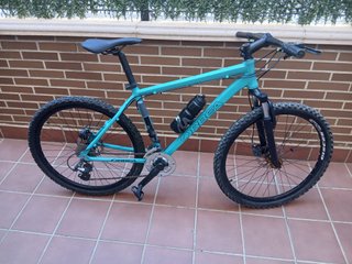 Bicicleta Orbea color turquesa