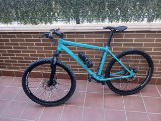 Bicicleta Orbea color turquesa