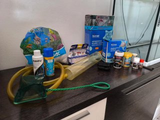 Acuario 96L con accesorios