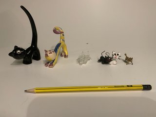 Col.lecció de figures de gats