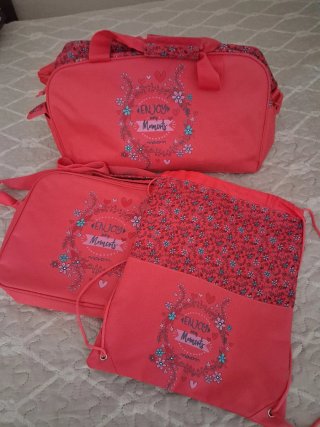 Lote de 3 Bolsos Estampados