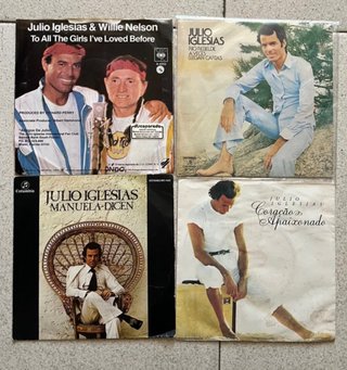 Lote 16 Singles de Julio Iglesias