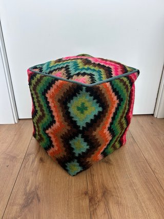 Fodera lana zig-zag multicolor