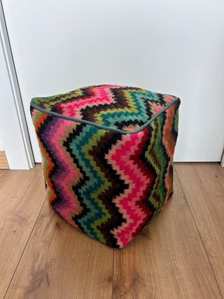 Fodera lana zig-zag multicolor