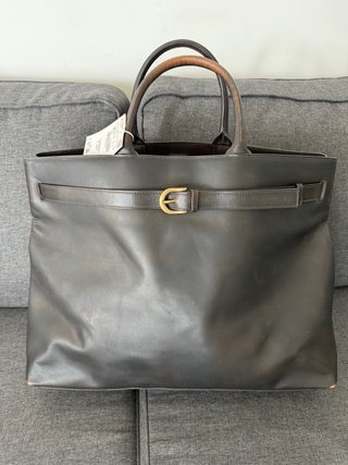 Bolso de cuero Zara marrón