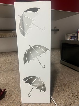 Paragüero Metálico Blanco