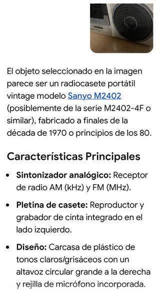 Lote de 2 Radiocasetes Sanyo