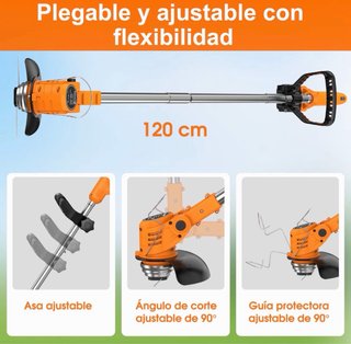 Cortacésped Eléctrico con Batería 21V