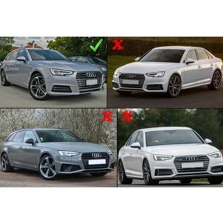Añadido Spoiler Lip delantero para Audi A4 B9 2016