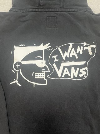Sudadera con capucha VANS negra