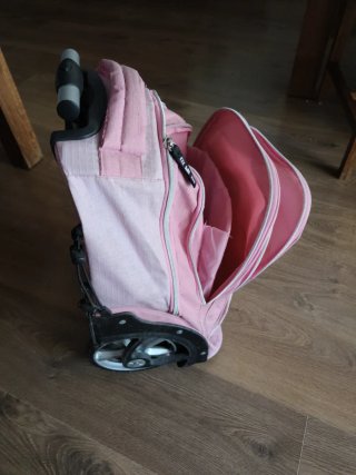 Mochila con ruedas para patinaje/colegio