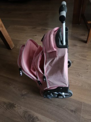 Mochila con ruedas para patinaje/colegio