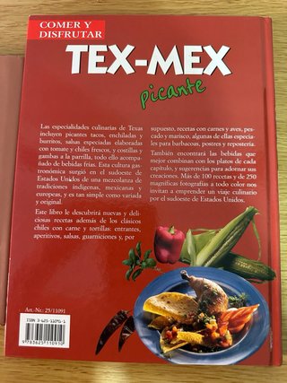 Lote de 2 libros de cocina – Tex-Mex e Italiano