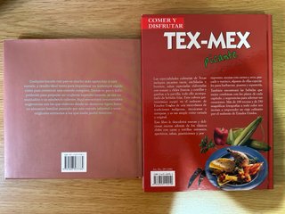Lote de 2 libros de cocina – Tex-Mex e Italiano