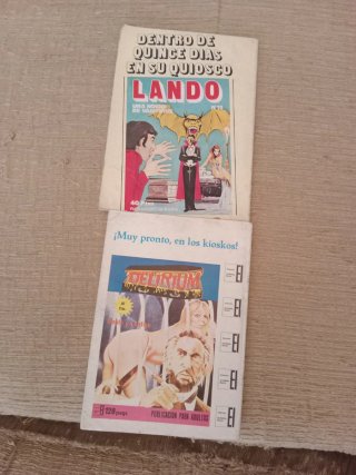 Lote de 2 comics adultos-Shaft y Lando