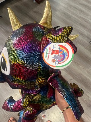 Peluche Dragón Arcoíris Holográfico