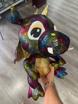 Peluche Dragón Arcoíris Holográfico