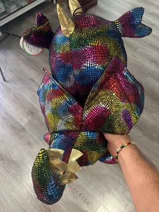 Peluche Dragón Arcoíris Holográfico
