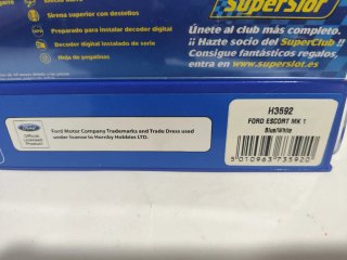 Ford Escort MK1 SuperSlot/Scalextric