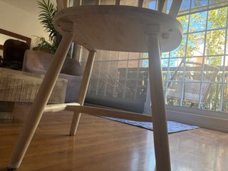 Silla de madera estilo Windsor beige Haya,pino