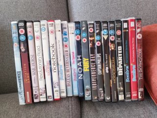 Lote de 18 Películas y Series en DVD (Inglés)