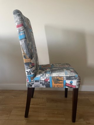 Sillas Comedor Estampado París (Set 6)