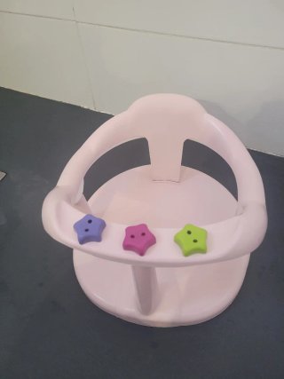 Silla de baño para bebé con estrellas