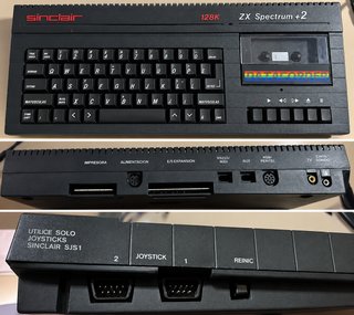 Ordenador Sinclair ZX Spectrum +2A con Joystick y