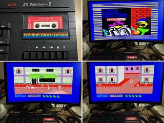 Ordenador Sinclair ZX Spectrum +2A con Joystick y